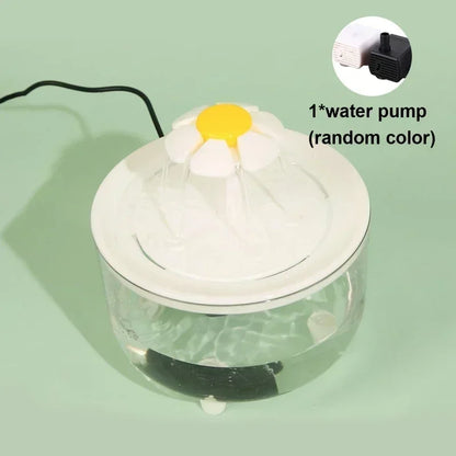 Transparent Pet Drinking Fountain USB Power Automatic Circulation Smart Cat Drinking Fountain Pet Water Feeder