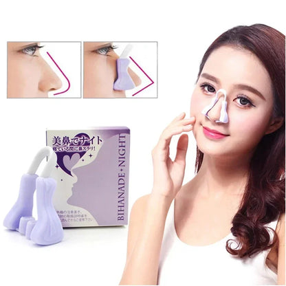 Nose Shaper Clip Nose Up Lifting Shaping Bridge Straightening Slimmer Device Silicone Nose Slimmer No Painful Hurt Beauty Tools