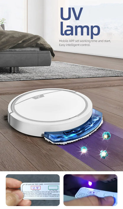 2024 New App Control Vacuum Sweeper Home Large Robotic Wet And Dry Sweep Mop Floor Smart Robot Vaccum Cleaner 2800Pa Suction