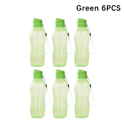 800ML Bottle Plastic Water Bottle Portable Outdoor Sports Water Cup Large Capacity Solid Color Space Cup Plastic Drinkware