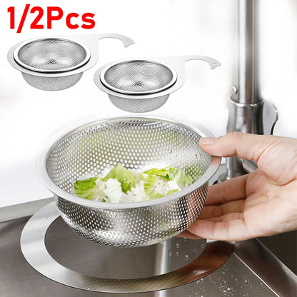 1/2Pcs Drain Water Basket Sink Drain Basket Kitchen Basin Organizer Swan Shape Drain Strainer Basket Hanging Stainless Steel