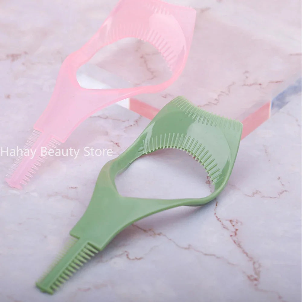 1pcs Paint Eyelashes Stencil Reusable Mascara Shield Applicator Plastic Eyelashes Template Beauty Make-up Tools For Women