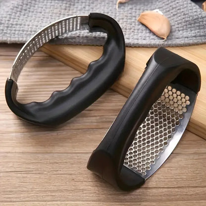 1pc Garlic Crusher Manual Ring And Fruit Gadgets Masher Stainless Steel Garlic Press Chopping Accessories