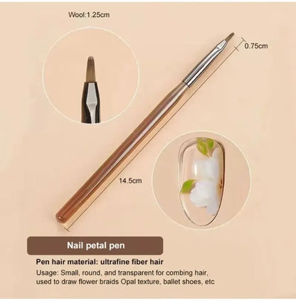 9PCS UV Gel Nail Brush Liner DIY Painting Pen Manicure Acrylic Drawing Brush for Nail Art Design Nails Tip Display Painting Tool