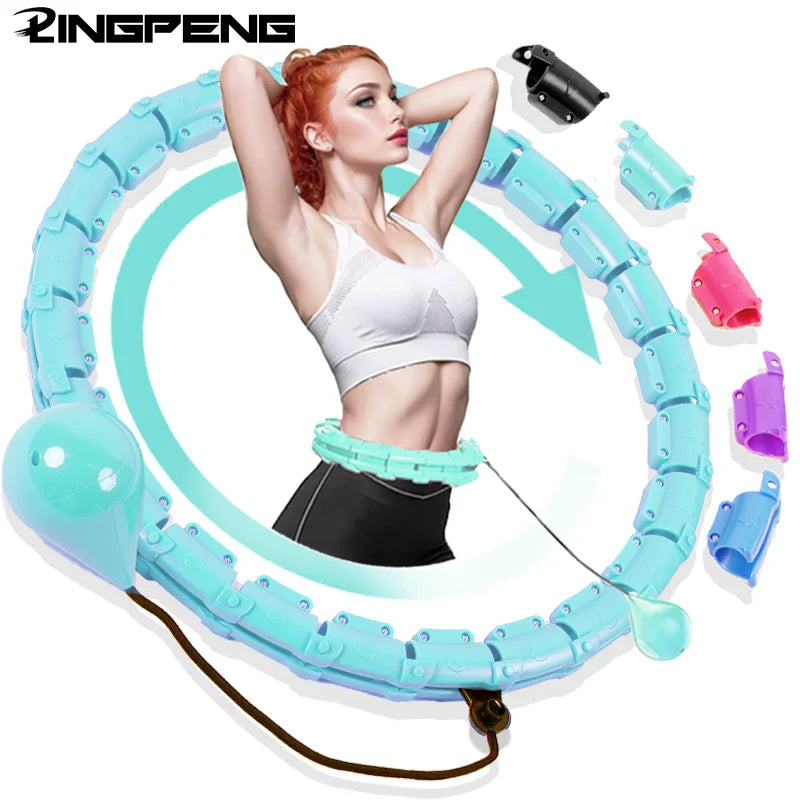 Fitness Hoop Weights to Exercise At Home Sports Entertainment Sport Equipment for Slimming Gym Ring Portable Body