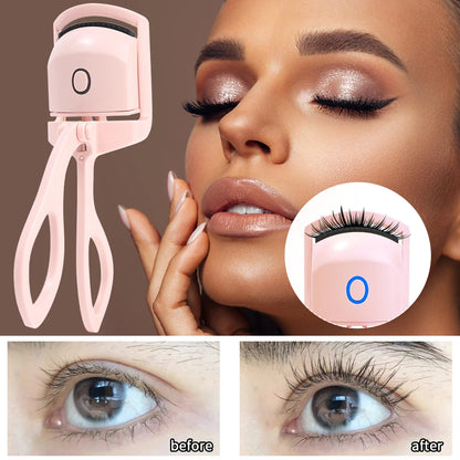 Electric Hot Eyelash Curler Temperature Control USB Charging Model Fast Heating Portable Eye Lash Perm Shaping Lasting Curling