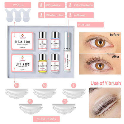 Dropshipping Lash Lift Kit ICONSIGN Eyelash Perming Kit Eyelash Perm Eyelash Enhancer Serum Eye Lash Make Up Tools Wholesale