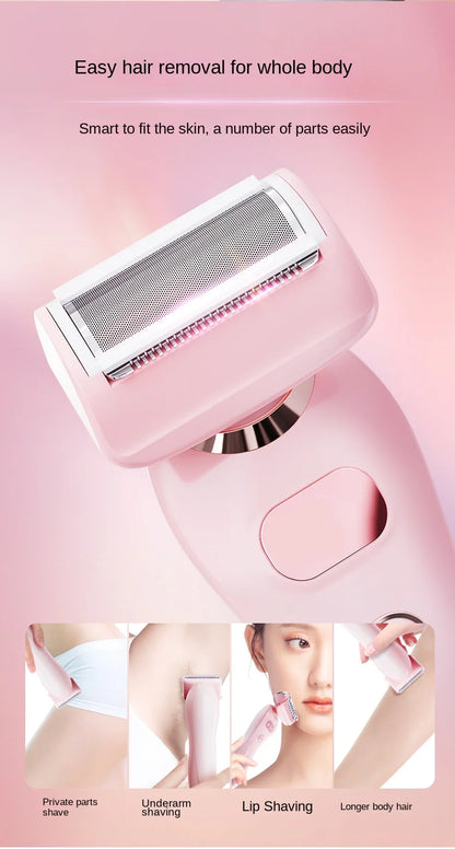 2 in 1 Waterproof Double Head Female Electric Epilator Body Hair Trimmer Kit Hair Removal Lady Shaver for Women