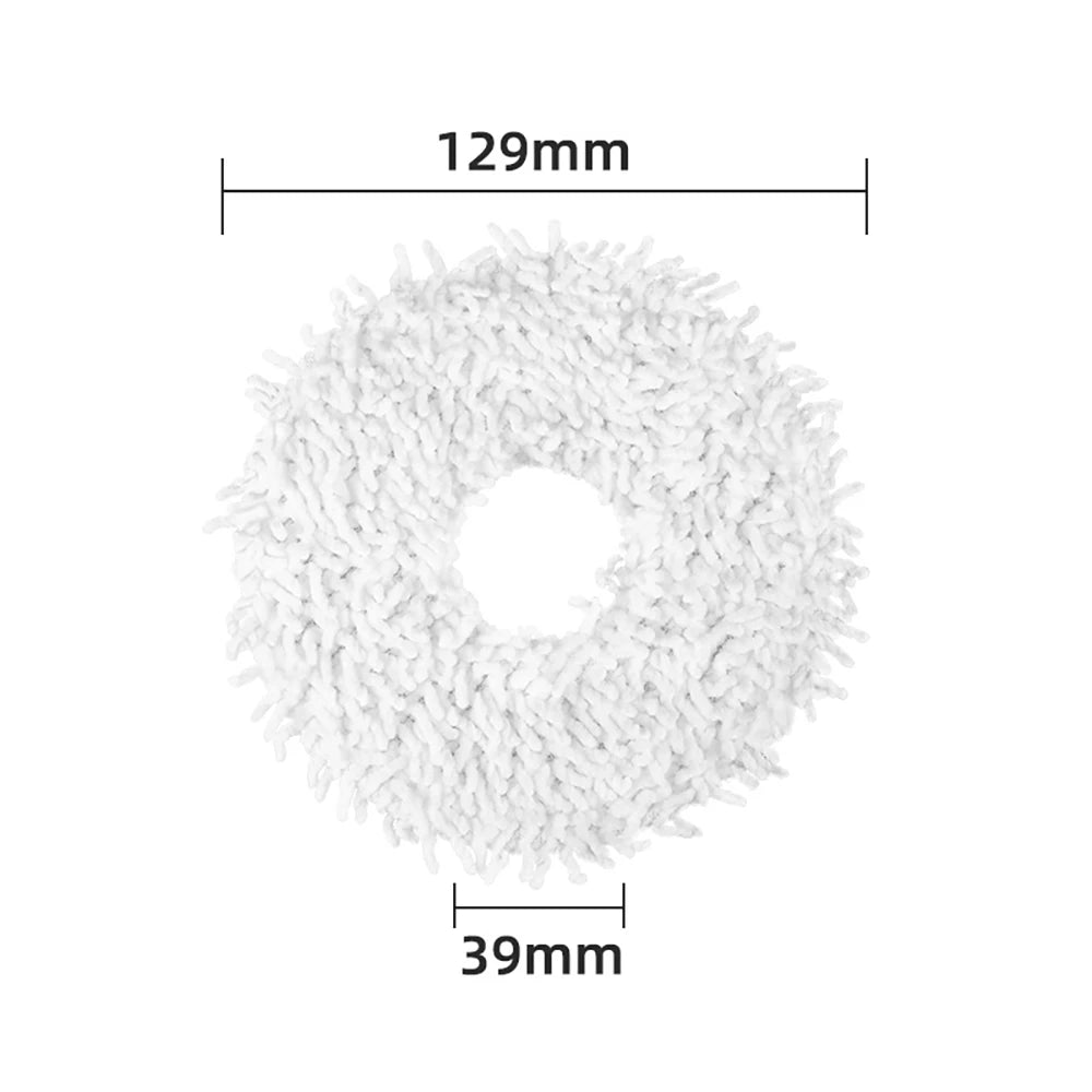 Upgraded version Antibacterial Mop Cloths Rags For Ecovacs X1，X2，T10，T20 Series Robot Vacuum Cleaner Accessories Spare Parts