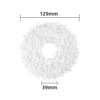 Upgraded version Antibacterial Mop Cloths Rags For Ecovacs X1，X2，T10，T20 Series Robot Vacuum Cleaner Accessories Spare Parts