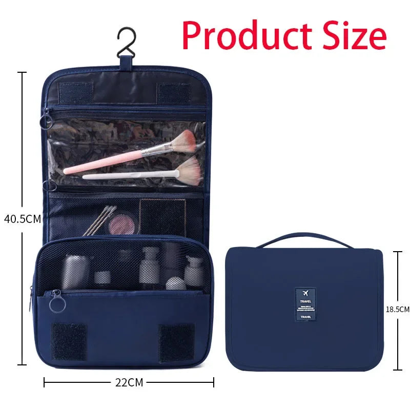 Travel Makeup  High Capacity Toiletries  Pouch Travel Make  Organizer Waterproof Beauty  Bathroom Wash Bathtub tray Soap tray