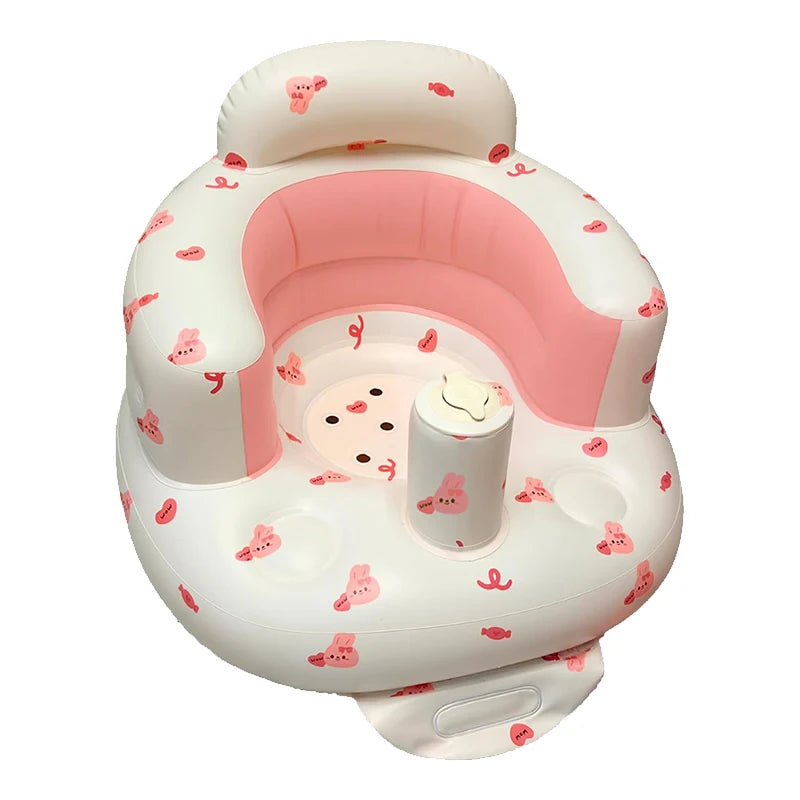 PVC Baby Inflatable Small Sofa Learning To Sit Baby Learning Seat Bath Bath Stool Portable Folding Toys Kids Sofa Sofa for Kids