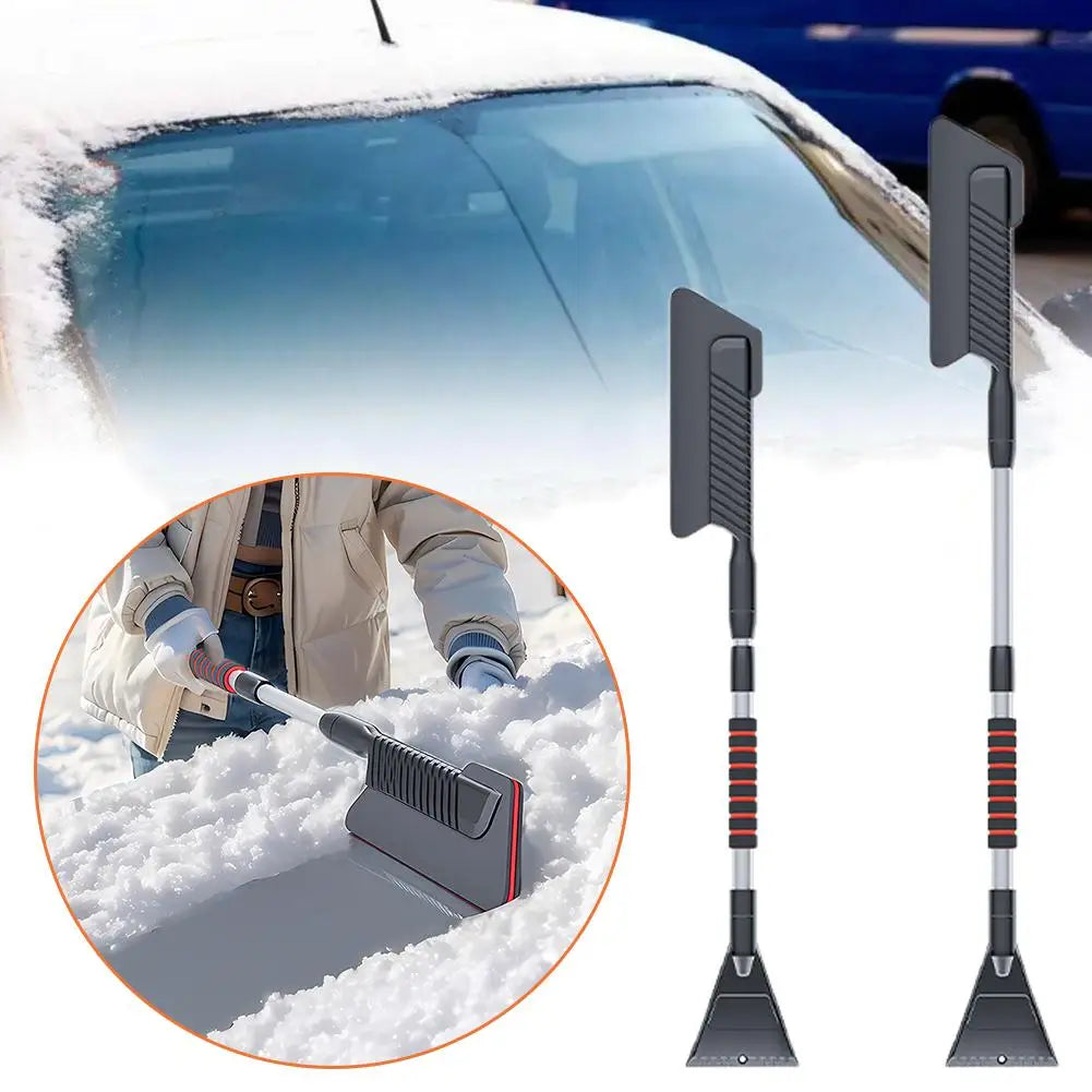 3-in-1 80.5*10.5cm Winter car detachable snow plow Aluminum alloy shovel Sweep 1 Snow sweep snow defrost EVA grip cleaning tools