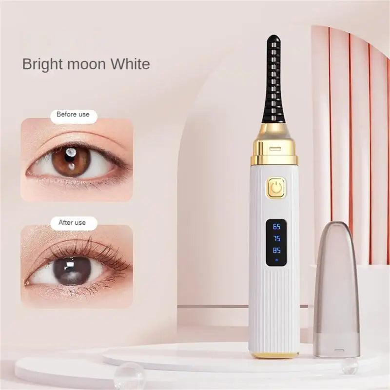 USB Electric Heated Eyelash Curler Intelligent Temperature Control Styling Make Up Eyelashes Curl Lasting Lash Curler Tool