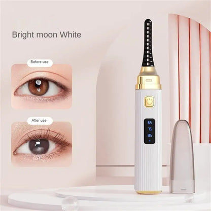 USB Electric Heated Eyelash Curler Intelligent Temperature Control Styling Make Up Eyelashes Curl Lasting Lash Curler Tool