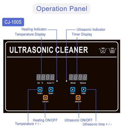 30L Industrial Ultrasonic Cleaner 900w Long Tank Driver Motherboard Automotive Metal Ultra Sonic Cleaner Vinyl Records Washer