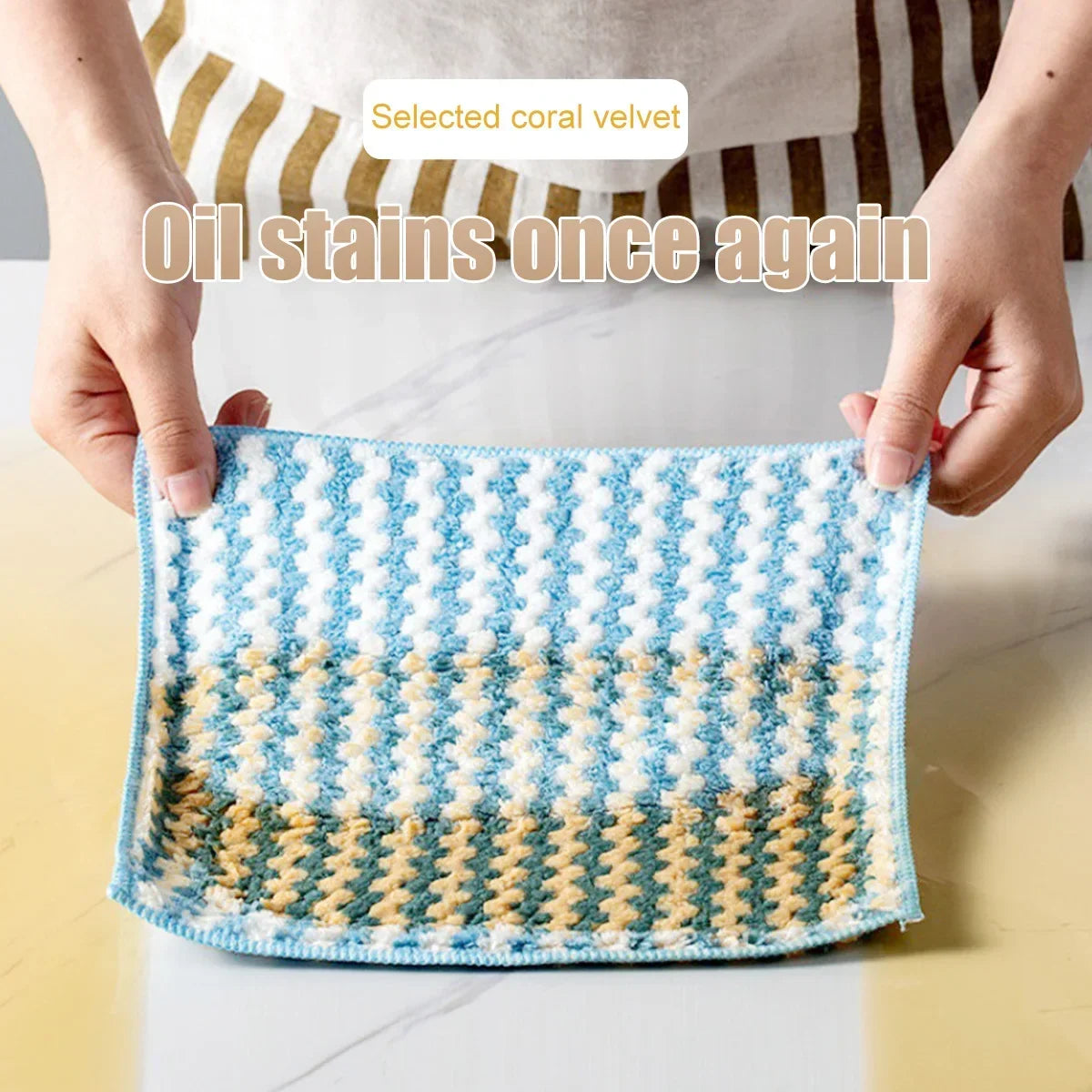 5pcs Microfiber Cleaning Cloth,Dish Cloths,10x10 Inches Dish Towels,Super Soft and Absorbent Kitchen Dishcloths,Fast Drying