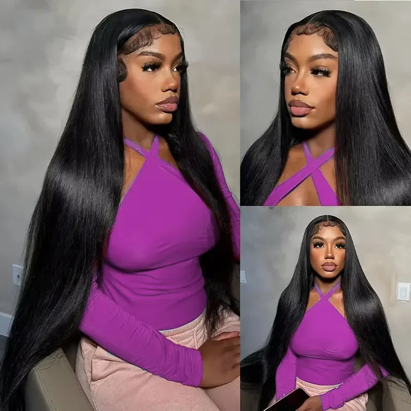 30 Inch Bone Straight 13x4 Lace Front Wigs For Women 100% Human Hair 13x6 Hd Lace Frontal Wig 4x4 Brazilian Pre Plucked Lace Wig