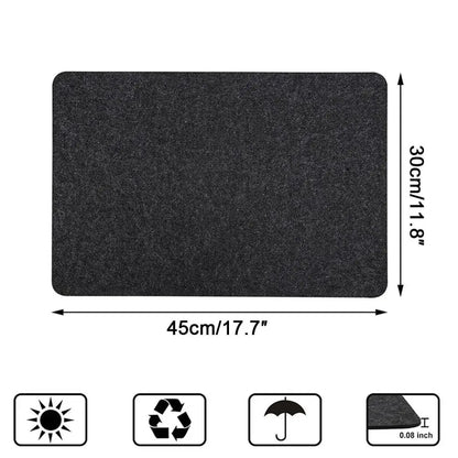 Silicon Heat Resistant Mat New Air Fryer Heatproof Worktop Protector Heat Insulation Felt Slide Countertop Protector