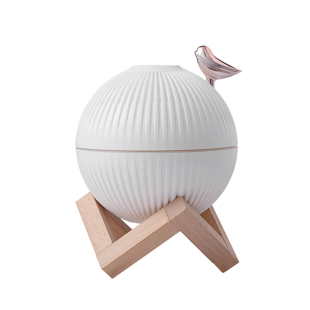 3-in1 Quiet Bird Humidifier 3 Colors Night Light USB Mini Aromatherapy Diffuser 2 Spray Modes Kid Birthday Gift Home Decor 330ml