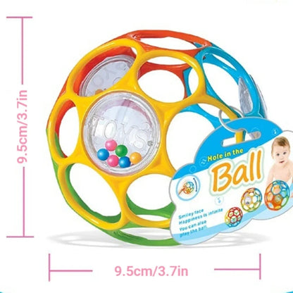 1Pc Baby Sensory Balls Baby Intelligence Develop Wave Ball Hand Bell Bite Catch Infant Sensory Development Toys for Children