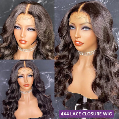 13x4 HD Lace Frontal Body Wave Wigs Human Hair 360 Lace Wig Pre Plucked for Women 13x6 Brazilian Lace Front Wig With Baby Hair