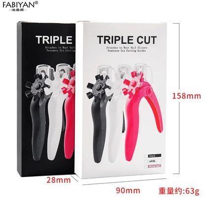 Professional Nail Capsule Cutter Acrylic False Nail Clipper Special Type U Word Tips Edge Cut Trimmer Adjustable Manicure Tools