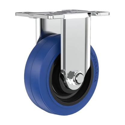 3"  Industrial caster Factory price medium duty stainless steel elastic rubber caster wheels