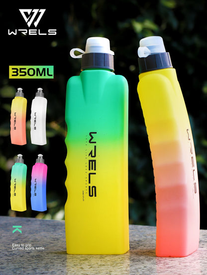 WRELS Sport Water Bottle Material Sports Fitness Running Riding Camping Hiking Portable Kettle Lightweight Water Bottle