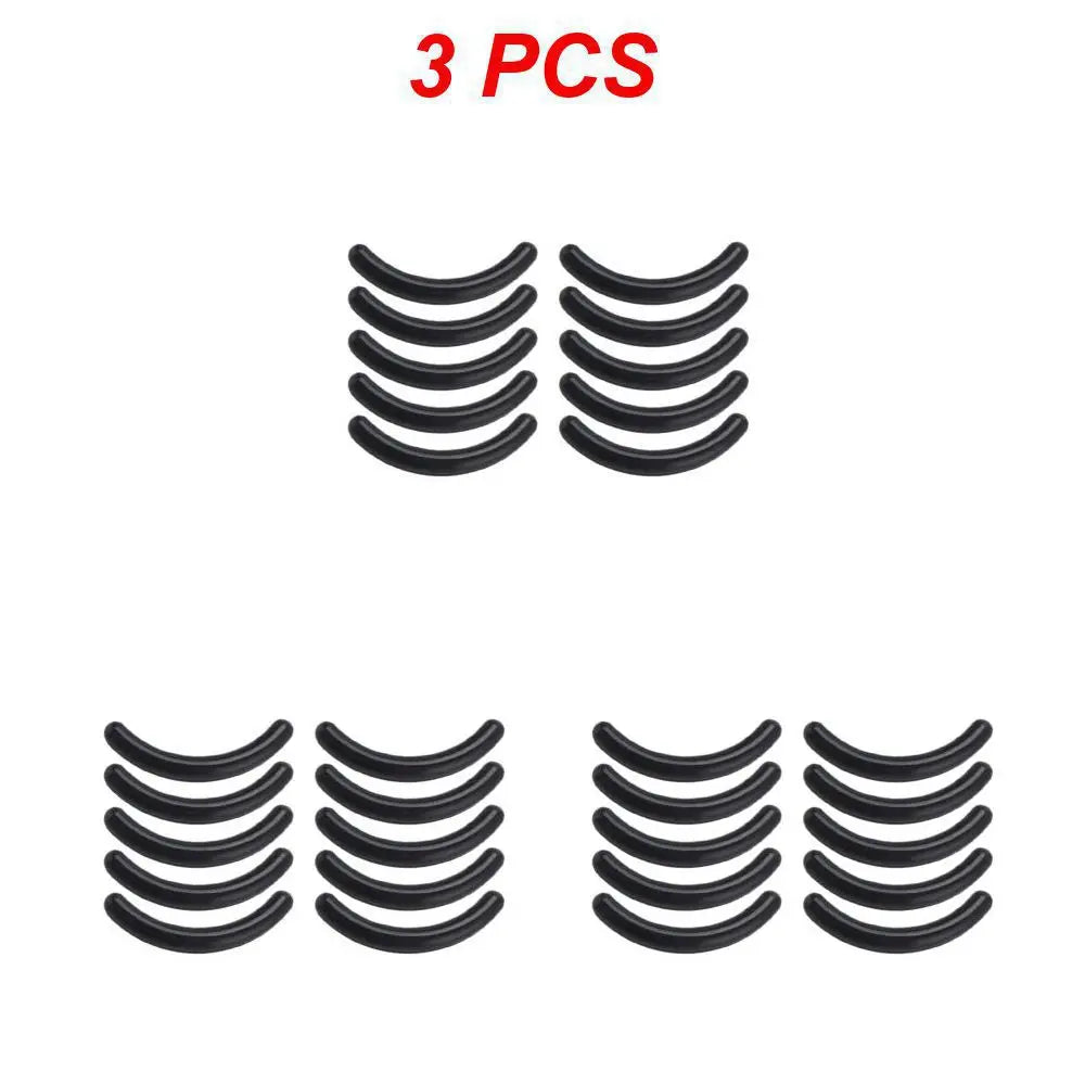 10/20/30 Pcs/set Black Replacement Eyelash Curler Refill Silicone Pads Makeup Curling Styling Tools Eyelash Replacement Tool