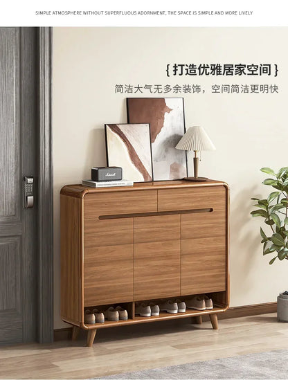 Nordic Retro Luxury Corridor Shoe Cabinet