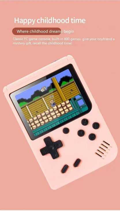 Retro Portable Mini Handheld Video Game Console 8-Bit 3.0 Inch LCD Color Kids Game Player Built-in 500 games For Kid Xmas Gift