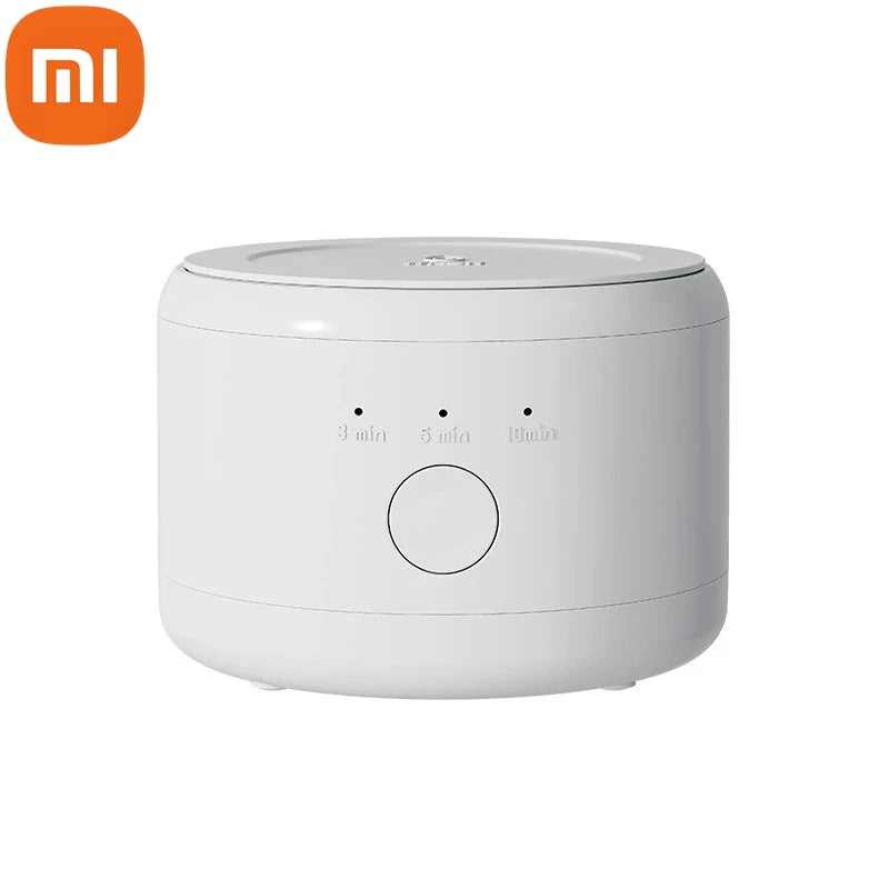 Xiaomi MIJIA Multi-function Ultrasonic Braces Cleaning Machine High Frequency Jewelry Invisible Retainer Denture Cleaner Machine