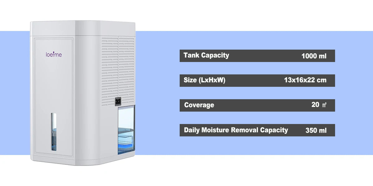 Electric Home Dehumidifier Multi-capacity For Damp, Condensation, Mould, Smells,Defrost Portable Quiet