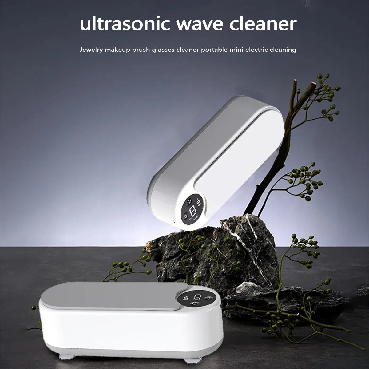 1pc-Ultrasonic Eyeglass Cleaner-USB Rechargeable Ultrasonic Cleaning Device for Jewelry,Glasses,Watches&More with Timer Function