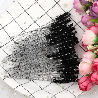 5-50PCS Crystal Eyelashes Brush Comb Eye Lashes Extension Mascara Wands Makeup Professional Makeup Beauty Tool Eye lashes Brush