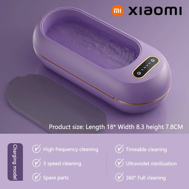 Xiaomi Multi-function Electric Braces Box Cleaning Box Invisible Retainer Denture Cleaning Machine Jewelry Orthodontic Cleaner