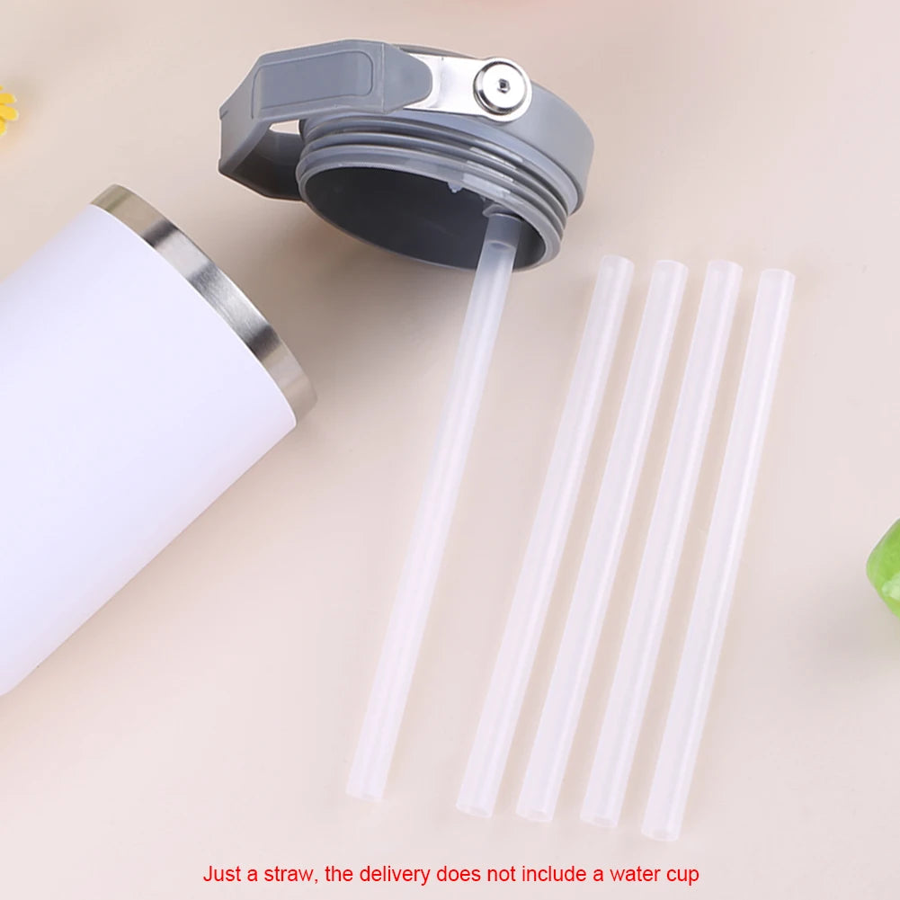 5Pcs Replacement Straws Wear-Resistant Clear Straws Long Straws Plastic Straws for Stanley 30oz Tumbler