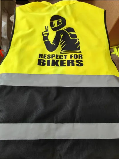 S-5XL Custom LOGO Safety Vest Reflective Vest with Pockets and Zipper High Visibility Construction Vest Workwear