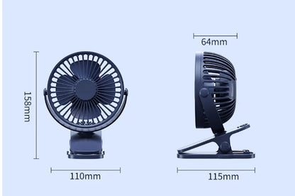 Xiaomi New USB Handheld Clip Fan Portable Rechargeable Fan High Quality Student Wireless Electric Fan Small Cooling Ventilador