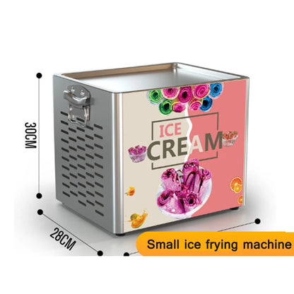 Tabletop Electric Fried Yogurt Maker Fried Ice cream Machine Home Fried Ice Cream Rolls Fried Fruit Machine Snack 220V