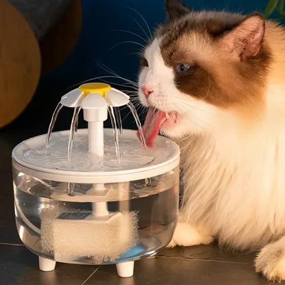 Transparent Pet Drinking Fountain USB Power Automatic Circulation Smart Cat Drinking Fountain Pet Water Feeder