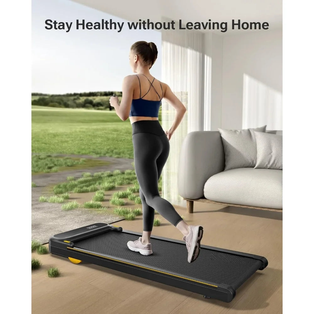 Treadmill,Portable Walking Treadmill 2.25HP, Walking Jogging Machine with 265 lbs Weight Capacity Remote Control LED Display