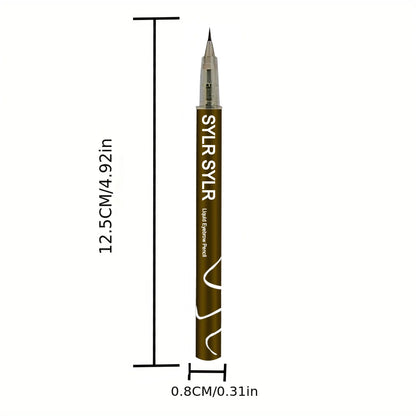 0.008mm Ultra Fine Eyebrow Pen Long Last Smudge Proof Waterproof Sweat-Proof High Pigmented Easy Applying Liquid Eye Brow Pencil