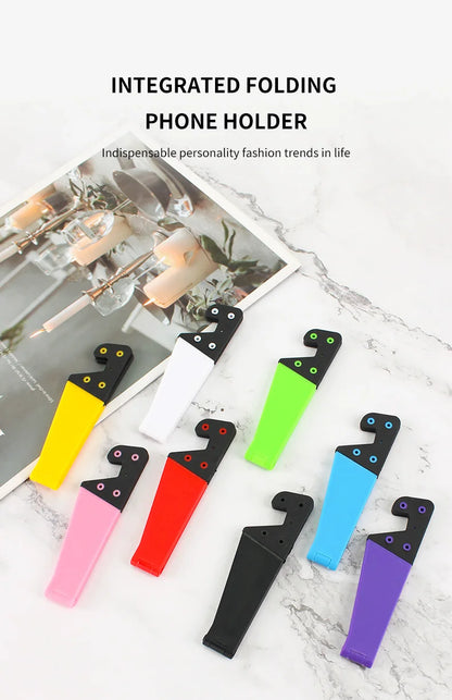 New V-Shaped Universal Foldable Mobile Cell Phone Stand Holder for IPhone IPad E-Reader Tablets Adjustable Support Phone Holder