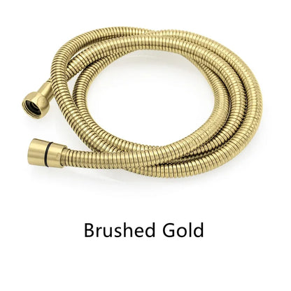 1.5M Black/Grey/Gold Shower Hose for Bath Handheld Shower Head Fittings Explosion-Proof Bath Tube Bathroom Flexible Shower Pipe