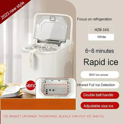 15KG Ice Machine Portable Electric Ice Maker Machine Mini Countertop Ice Cube Maker Appliance Home Commercial Ball Maker