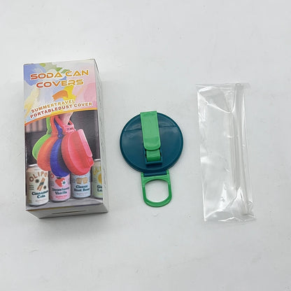 Silicone Straw Soda Can Lid Meets Beverage Reusable Silicone Soda Lid With Straws Bpa-free Covers Beverage Cans For Picnics