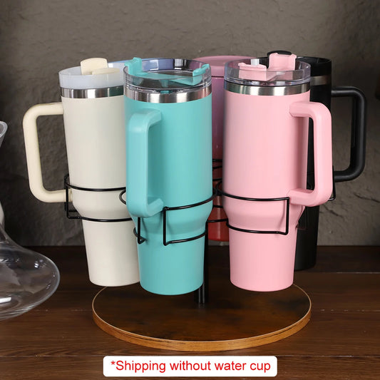 6 Slots Water Bottle Organizer Cup Storage Holder Rotating Bottle Organizer for Stanley 40oz Cup Accessories