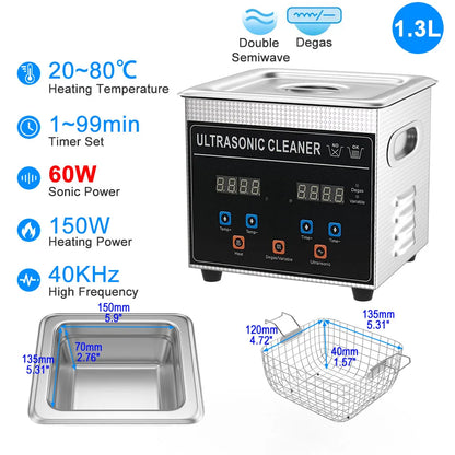 2L 3L 6L 10L 15L 30L Ultrasonic Cleaner US EU AU UK Ultrasonic Bath Washing Dental Retainer 60w 600w Ultrasound Cleaning Machine